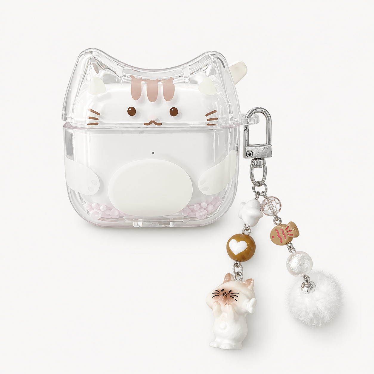 Clear Kitty AirPods Case