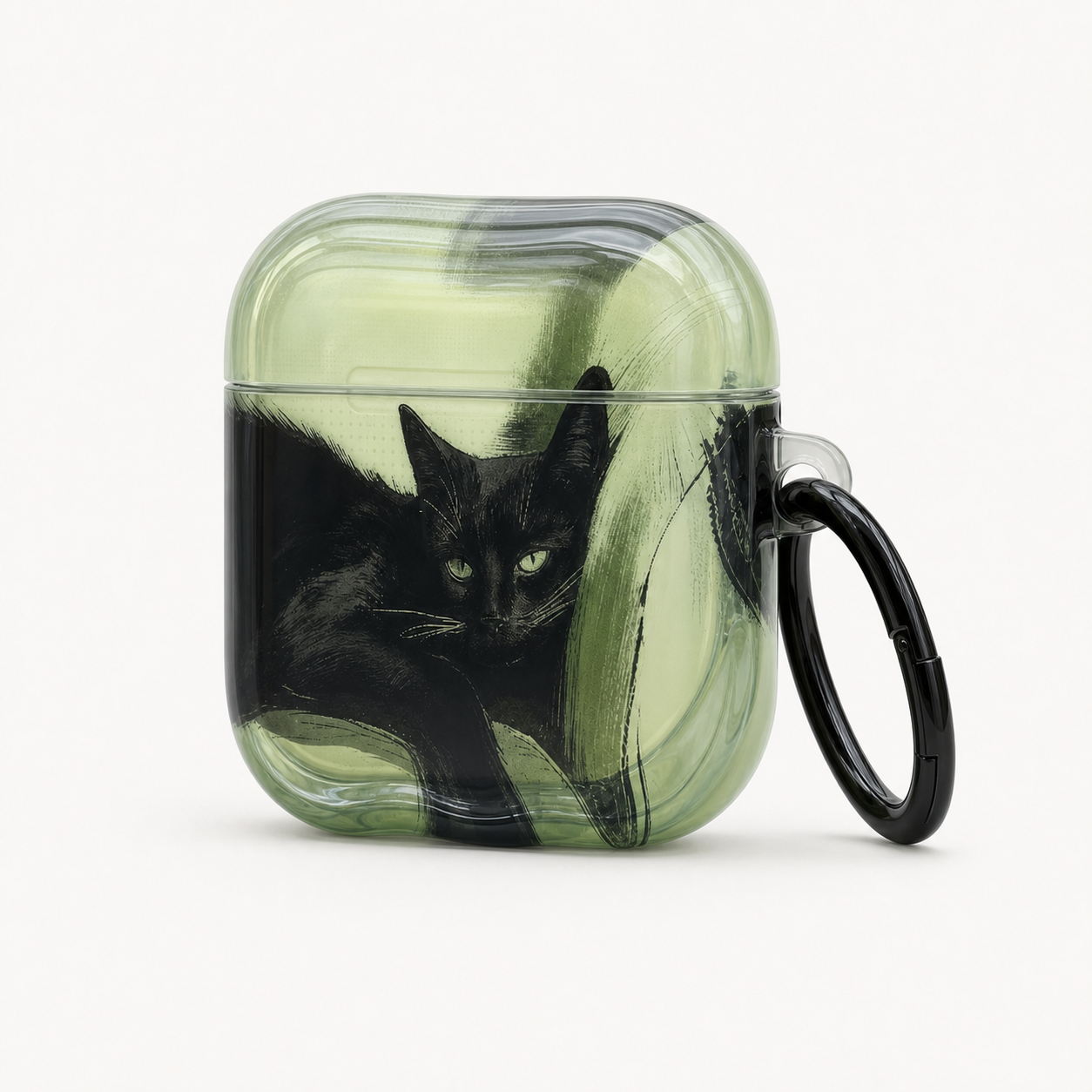 Black Cat AirPods Case