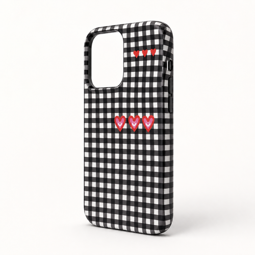 Gingham Hearts Case